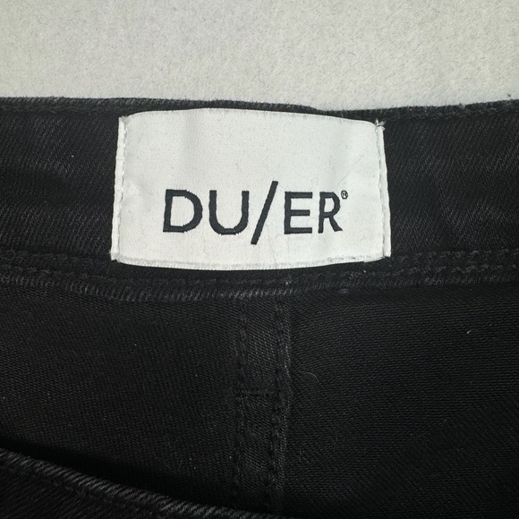 Du/Er Straight Leg Jeans Mens Size 32X32 Black Mid Rise - Picture 5 of 13